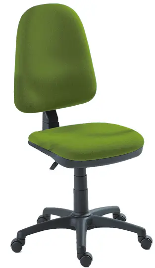 1080/MEK židle kancelářská, látka BO BONDAI BN13 (7048) - látka trávově zelená